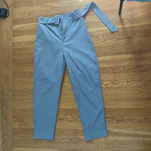 SHEIN tailored belted pants